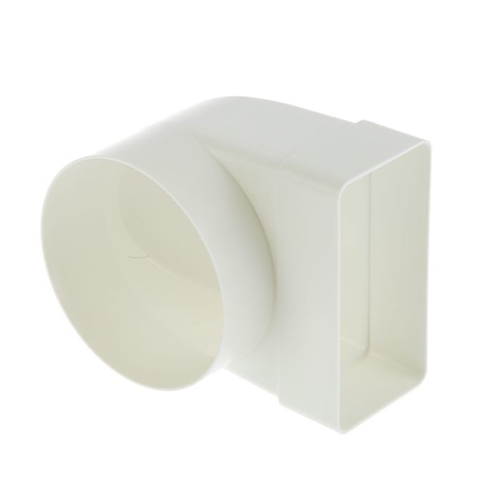 Соединитель прямоугольного и круглого канала "ВЕНТС", угловой, 55 х 110 х 100 мм