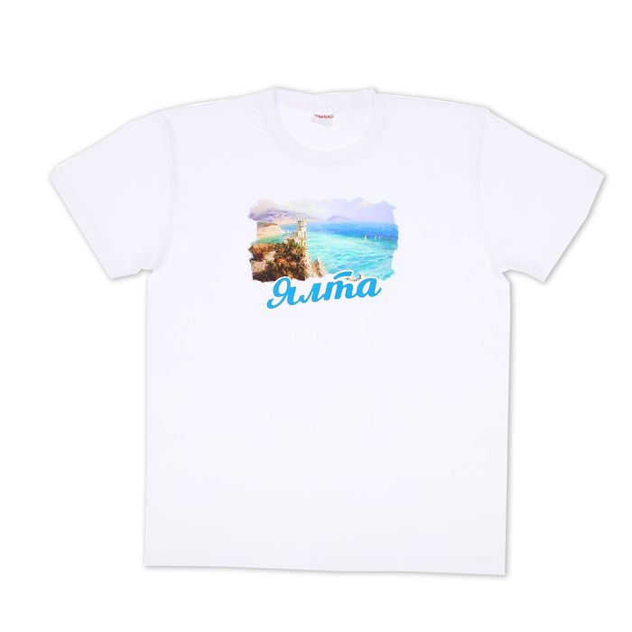 Футболка "Ялта" размер S(46), 100% хлопок