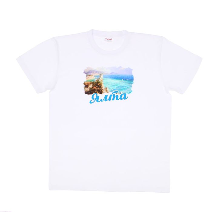 Футболка "Ялта" размер L(50), 100% хлопок