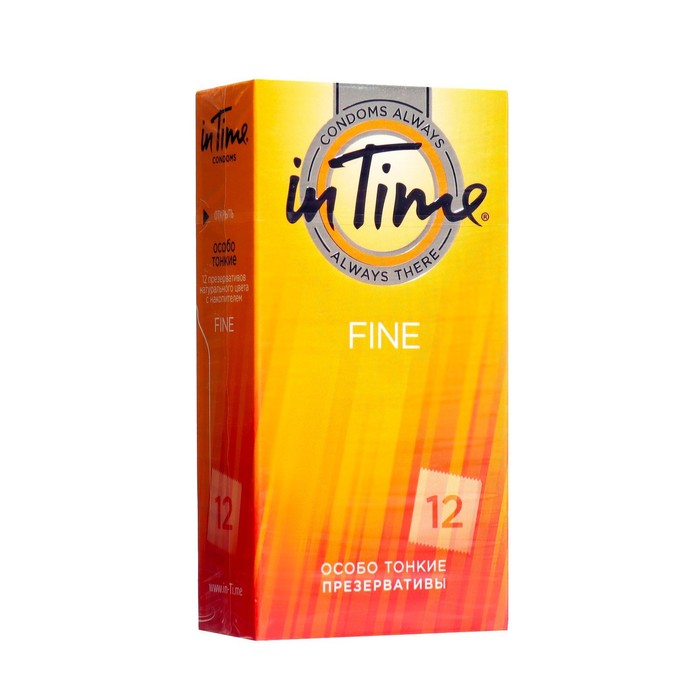 Презервативы IN TIME Fine, особо тонкие, 12 шт. презервативы in time fine 12 шт