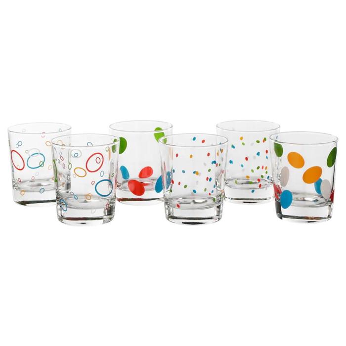 Стакан, с рисунком, 6 шт, цвет разноцветный ГУДИС МИКС