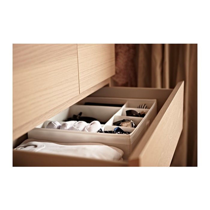 Ящик с отделениями, цвет белый СКУББ