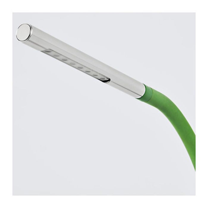 Рабочая лампа, светодиодная, цвет зеленый, серебристый ХОРТЕ