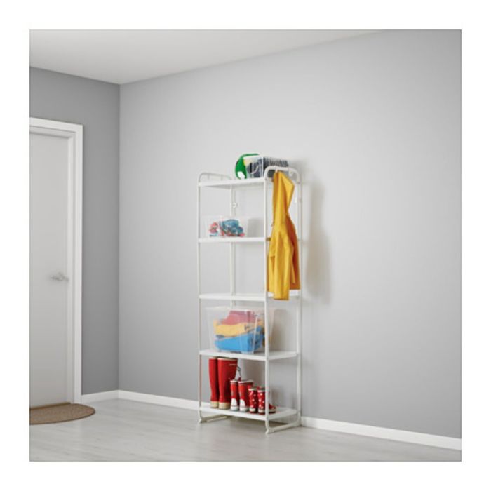 Стеллаж, цвет белый МУЛИГ