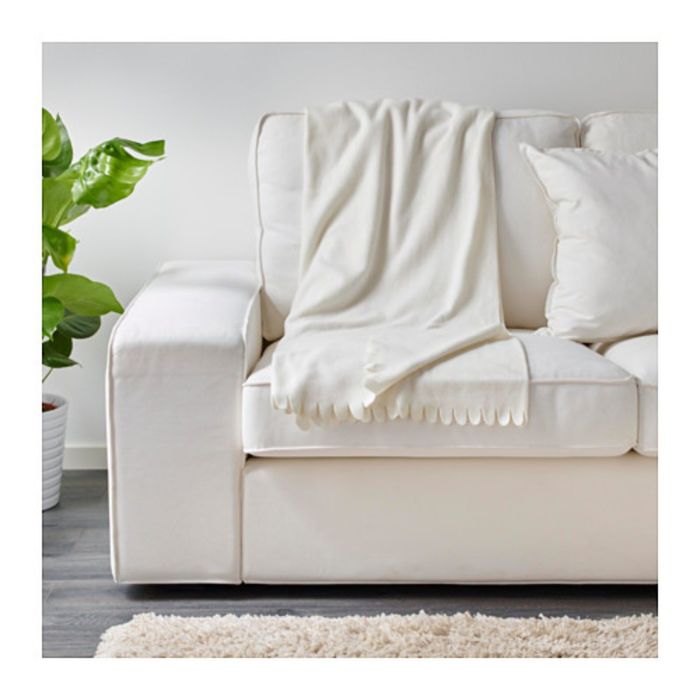 Плед, цвет белый ПОЛАРВИДЕ