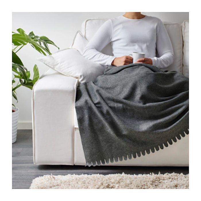 Плед, цвет серый ПОЛАРВИДЕ