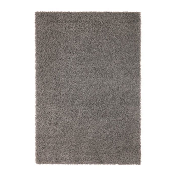 Ковер, длинный ворс, цвет серый ХАМПЭН