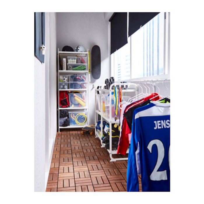 Стеллаж, цвет белый МУЛИГ