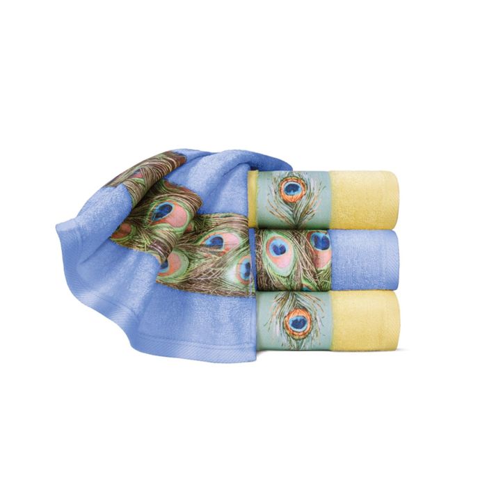 Полотенце махровое, размер 50х90 см, цвет жёлтый, хлопок 420 г/м2 709814