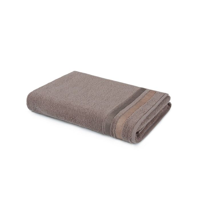Полотенце махровое, размер 50х90 см, цвет мокко, хлопок 400 г/м2 702467