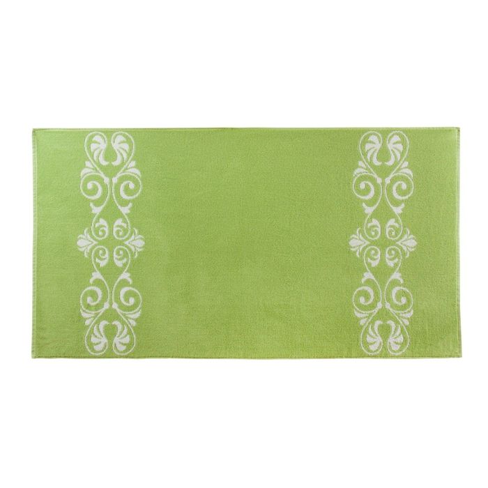 Полотенце махровое, размер 50х90 см, цвет зелёный, хлопок 420 г/м2 705992