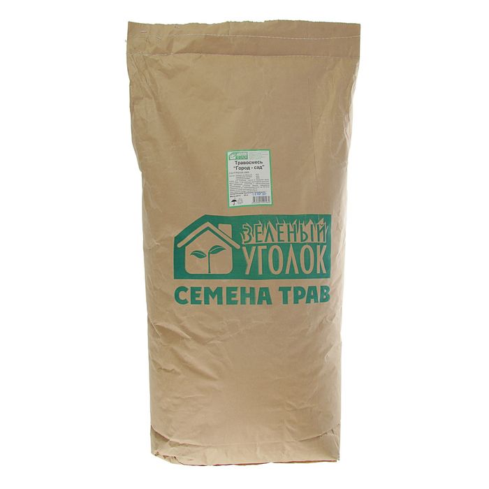 Газонная травосмесь "Город-сад" 20 кг Зеленый уголок