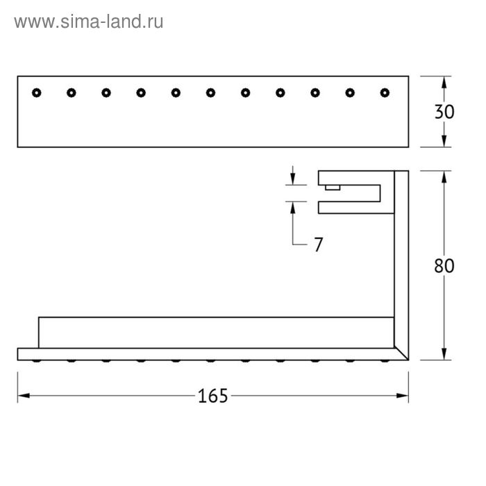 фото Светильник для зеркала led, стекло; хром - стразы, lineag