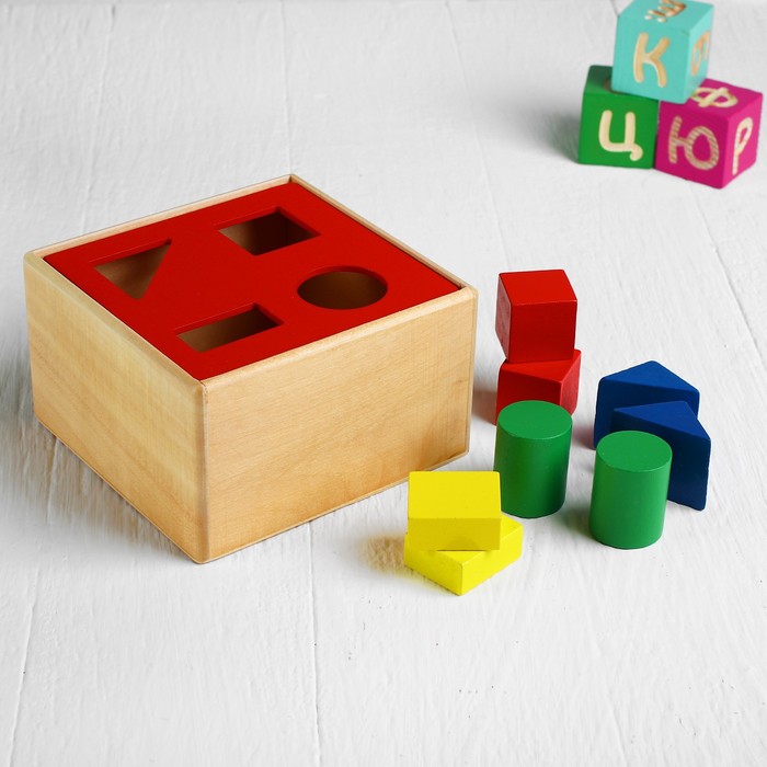 Пирамидка "Ящик с  формами"