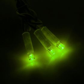 

Гирлянда "Занавес" 2 х 3 м , IP65, УМС, белая нить каучук, 760 LED, свечение зелёное, фиксинг, 220 В