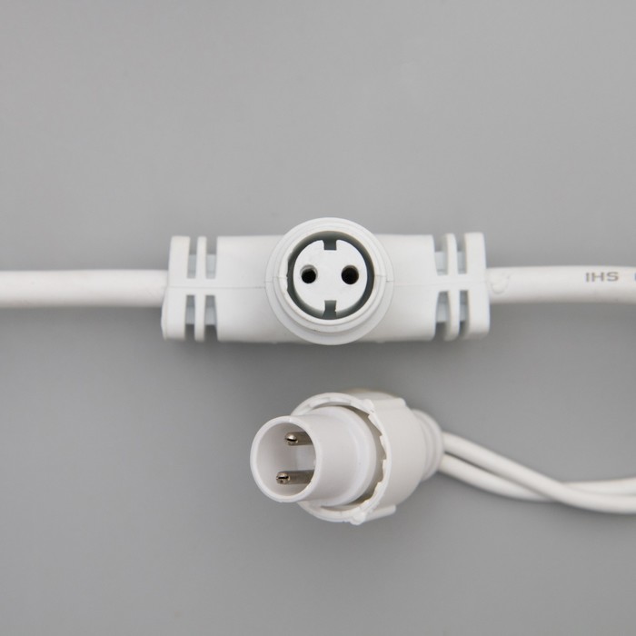 ЗАНАВЕС уличная, УМС, Ш:2 м, В:3 м, Н.Б. Каучук, 2W LED(IP65-M)-760-220V, шнур питания КРАСН