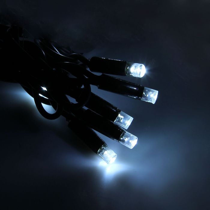 Гирлянда "Занавес" улич. УМС, 2х3 м, каучук Н.Т, LED-760-220V, шнур питания Н.Т, БЕЛЫЙ