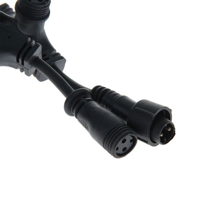 Гирлянда "Занавес" улич. УМС, 2х3 м, каучук Н.Т, LED-760-220V, шнур питания Н.Т, БЕЛЫЙ