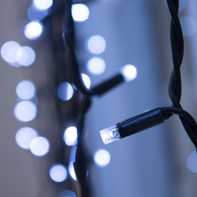 

Гирлянда "Занавес" 2 х 9 м , IP65, УМС, тёмная нить каучук, 2280 LED, свечение белое, фиксинг, 220 В