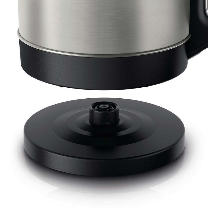 Чайник электрический Philips HD9302/21, 2200 Вт, 1.5 л, серебристый/черный