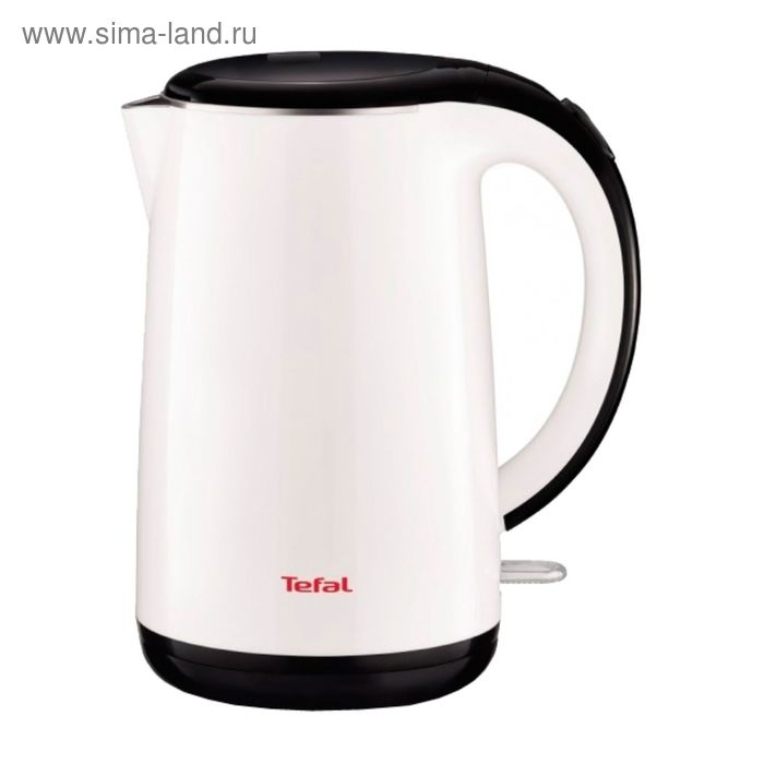 Чайник электрический Tefal KO260130, пластик, 1.7 л, 2150 Вт, бело-черный чайник электрический tefal ko260130
