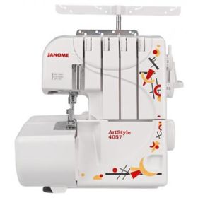 

Оверлок Janome Artstyle 4057, 8 операций, 3/4 нити, 1300 ст/мин, белый