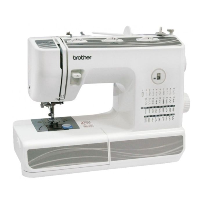 Швейная машина Brother Classic 40, 37 опер, обметочная, эластичная, потайная строчка, белый   239550