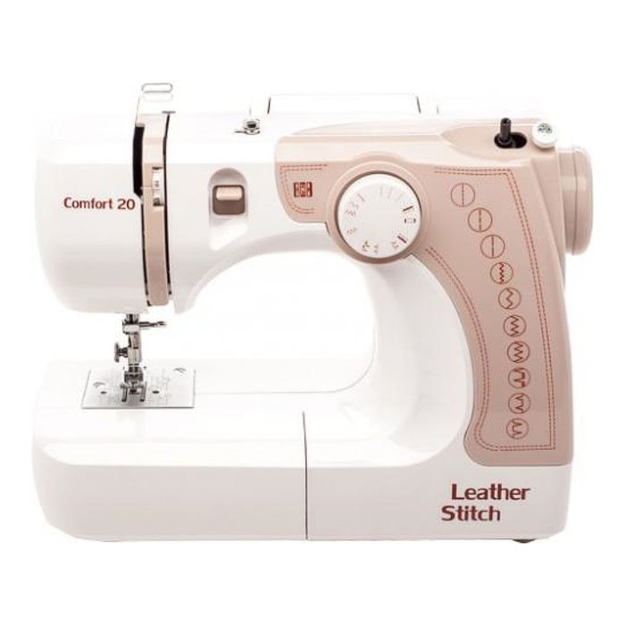Швейная машина Comfort 20, 11 опер, обметочная, эластичная, потайная строчка, белый