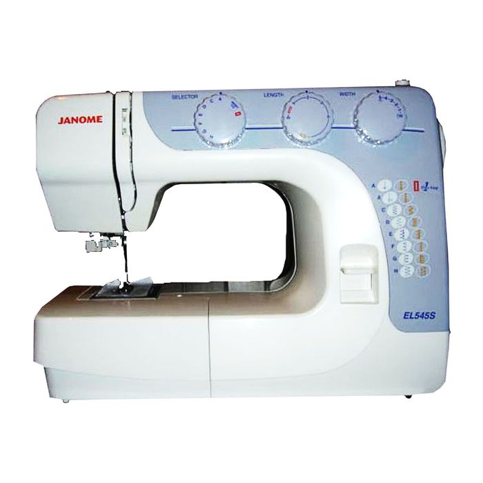 Швейная машина Janome EL545S, 17 опер, обметочная, эластичная, потайная строчка, белый