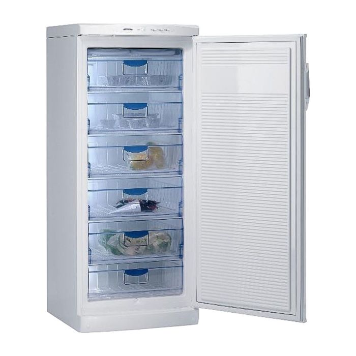 Морозильная камера Gorenje F6245W, 238 л, класс А, однокамерная, белая