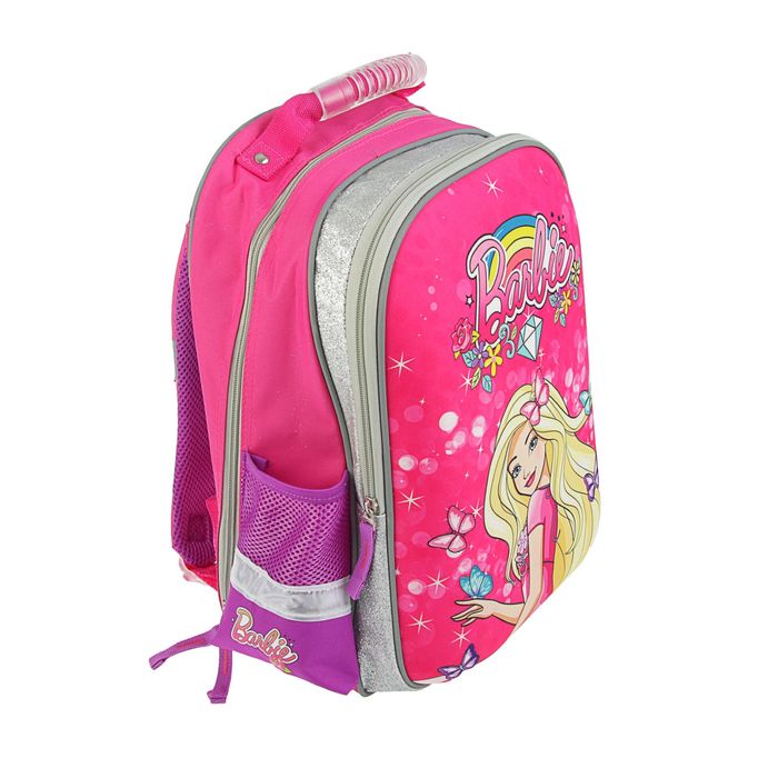 Рюкзак каркасный Mattel Super bag 39x33x20 см, эргономичная спинка, Barbie