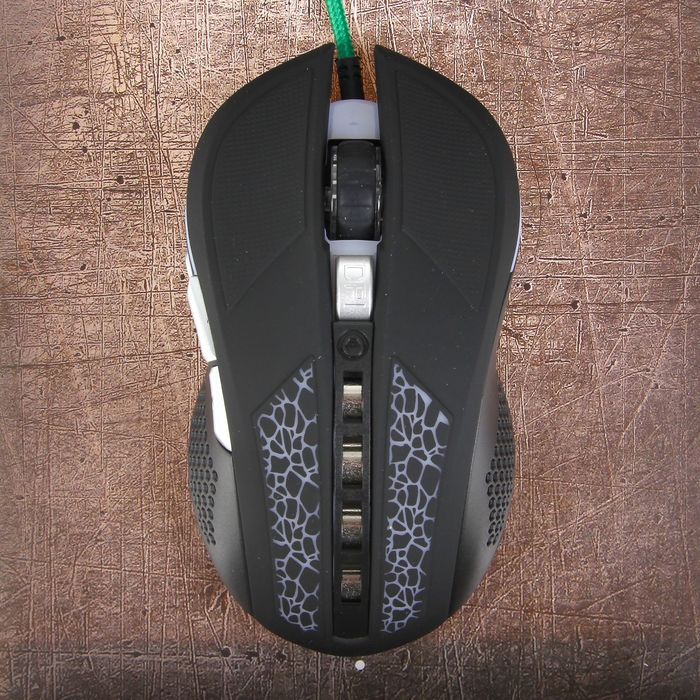 Мышь Qumo Dragon War tRex M16, проводная, оптическая, 800/1200/1600/2200 dpi, черная