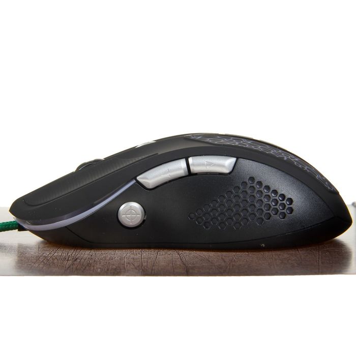 Мышь Qumo Dragon War tRex M16, проводная, оптическая, 800/1200/1600/2200 dpi, черная