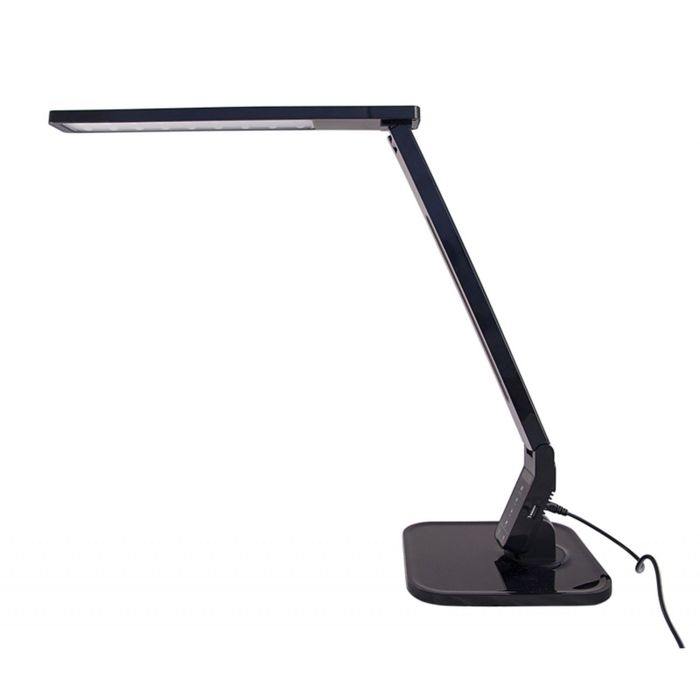 Настольная лампа светодиодная ЛЮЧИЯ L900 "Smart Qi" 15W 2700-6600K, 5 ур.ярк., USB черная