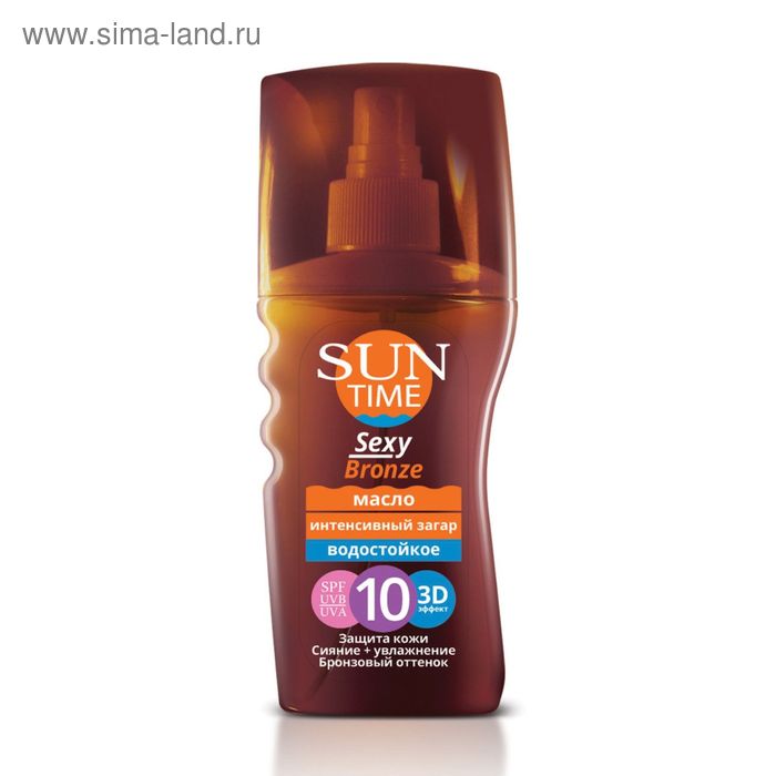 фото Масло для интенсивного загара биокон "sexy bronze - 3d эффект" spf 10 , 150 мл