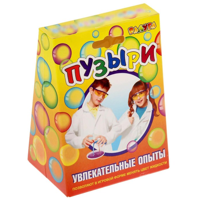 Мыльные пузыри "Увлекательные опыты"