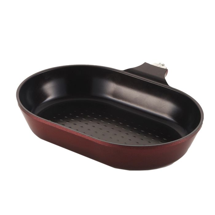 Сковорода для рыбы 28 см со съёмной ручкой