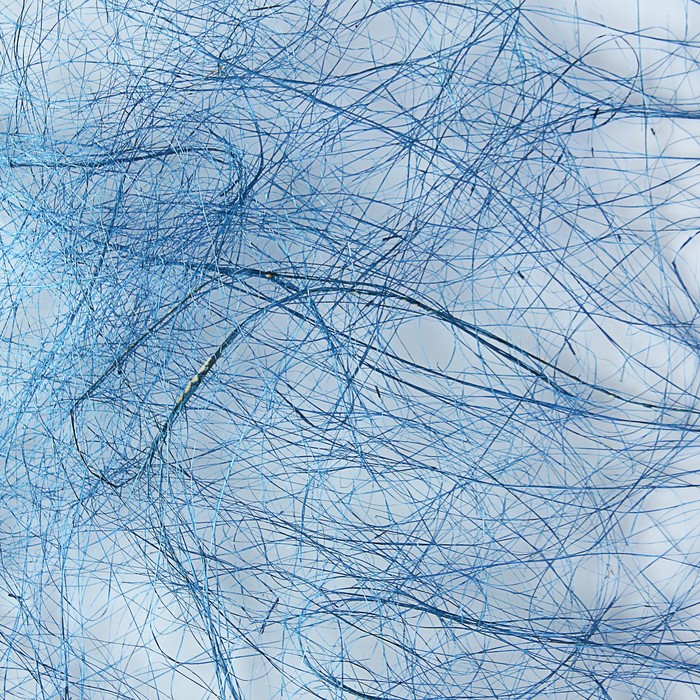 Абака натуральная тонкая, голубая, 48 см х 4,5 м