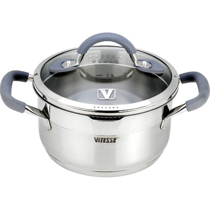 Кастрюля с крышкой 22 см, 4,3 л