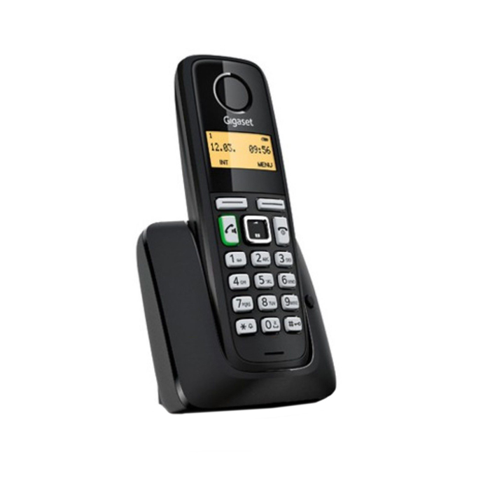 Радиотелефон Dect Gigaset A220 чёрный, АОН