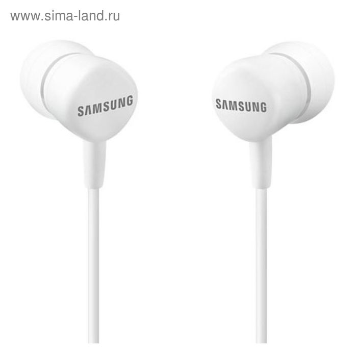 Наушники с микрофоном Samsung EO-HS1303WE, вкладыши, провод 1.2 м, белые