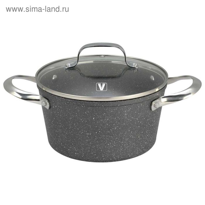 Кастрюля с крышкой 20 см, 3,2 л