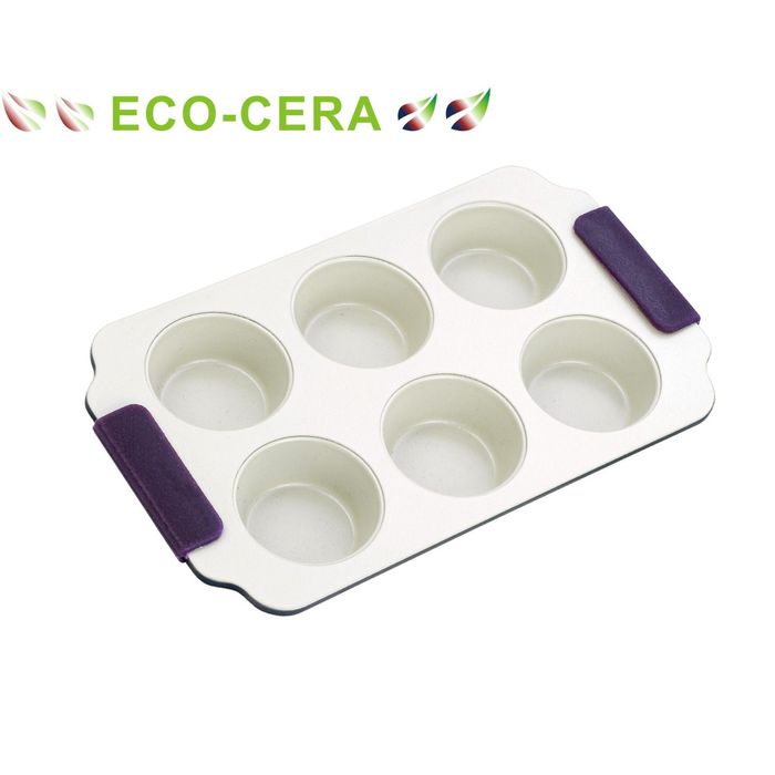 Форма для кексов 18х25х3 см, 6 ячеек