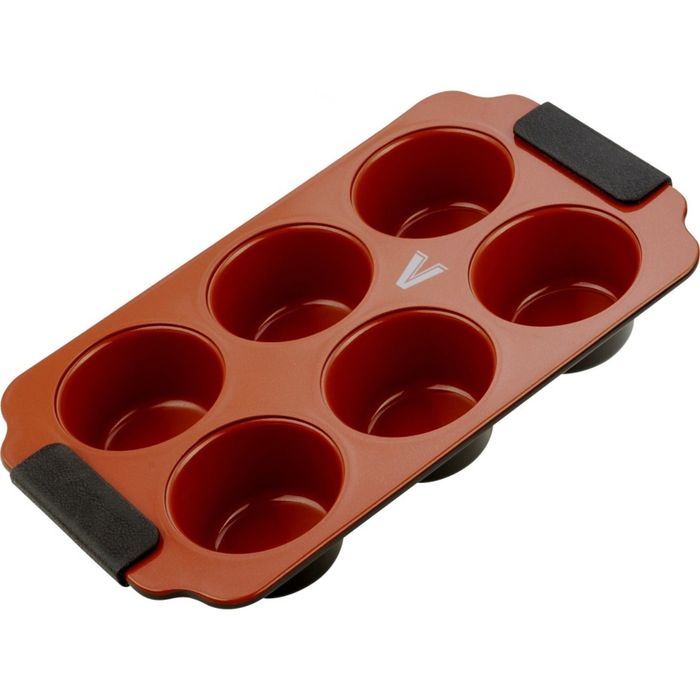 Форма для кексов 26x18x4 см, 6 ячеек