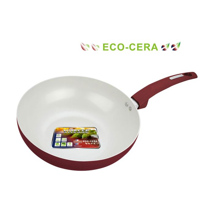 Сковорода ВОК 28 см, 3 л, цвет МИКС