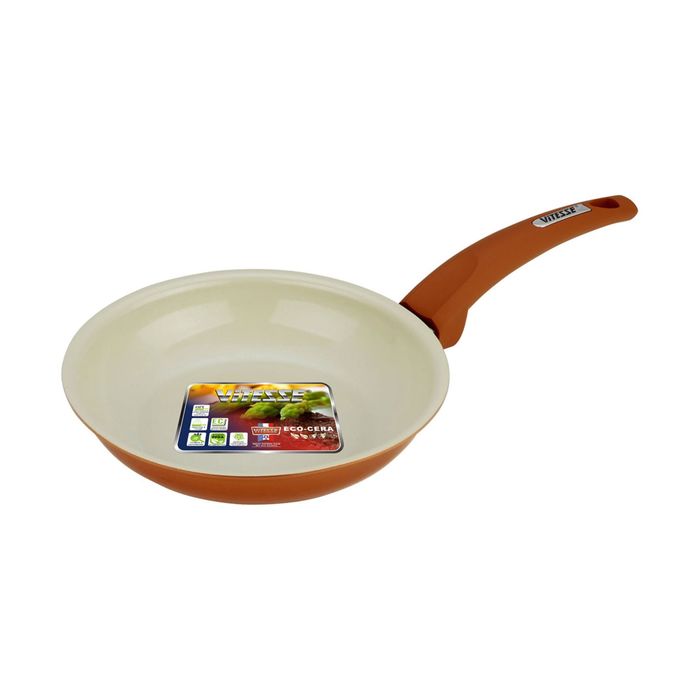 Сковорода 24 см, цвет МИКС