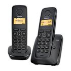Радиотелефон Dect Gigaset A120 Duo чёрный, АОН Радиотелефон Dect Gigaset A120 Duo чёрный, АОН