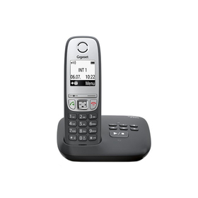 

Радиотелефон Gigaset Dect A415A автоответчик, АОН, чёрный