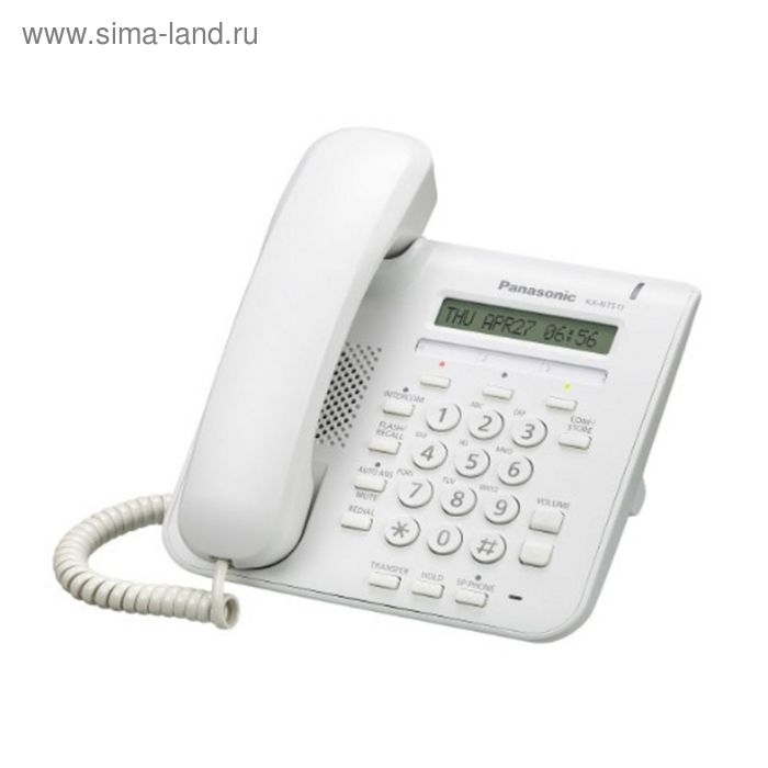 фото Телефон ip panasonic kx-nt511aruw