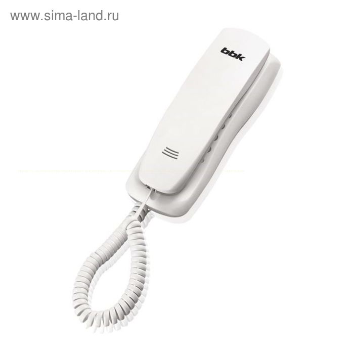 фото Телефон проводной bbk bkt-105 ru белый